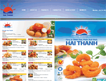 Tablet Screenshot of haithanhfood.com